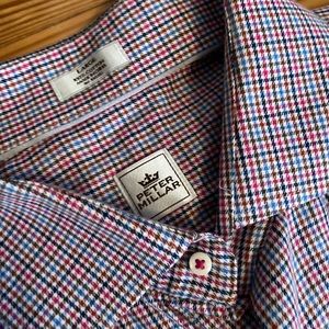 Peter Millar cotton dress shirt (L)